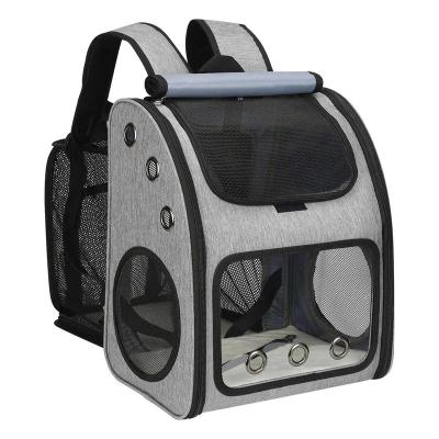 China Airflow Stored Expandable and Portable Pet Carrier Backpack, Airline Approved Super Ventilated Design Pet Backpack for Cats, Dogs for sale