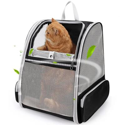 China Cat Bag Pet Stored Backpack Outside Bag Portable Clear Cat Capsule Space Backpack Breathable Pet Carrier Bag for sale