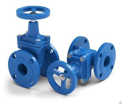 China Factory General GOST Resilient Non-rising Stem Gate Valve MADE IN CHINA PN10 PN16 Z45X BS5163 Soft Seal Flange Ductile Iron Gate Valve for sale