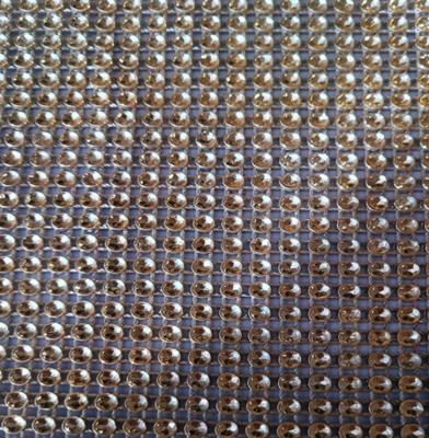 China Rhinestone Mesh For Shoe Garment Accessories Mesh Fabric Trimming Stretch Elastic for sale