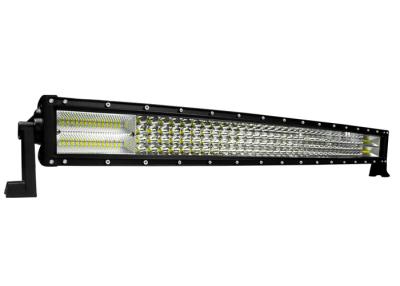 China 9600lm Vehicle Curved Led Light Bar , 4 Rows 8d Lens Off Road Light Bars SUV for sale