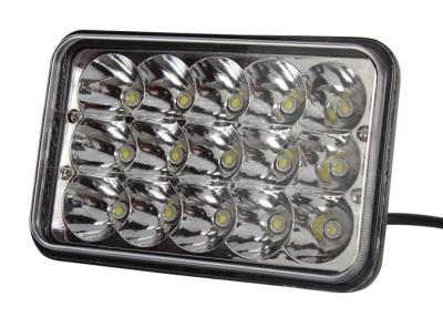 China 5 duim - hoge Lage Lens 2700 LM van Straalvierkant Geleide Koplampen 15leds 45w PMMA Te koop