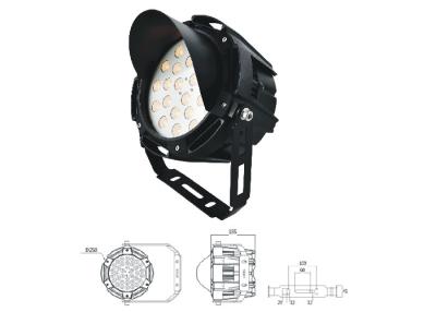 China RGB rundes LED Inter- DMX Steuerung wasserdichtes 72w der Flut-Licht-Klassen-1 zu verkaufen