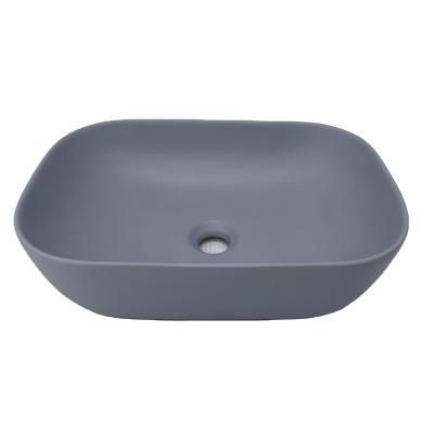 China Modern YIBAIGE Ceramic Sanitary Ware OME Matte Color Design Morden Sanitary Ware Art Basin Home Basin for sale