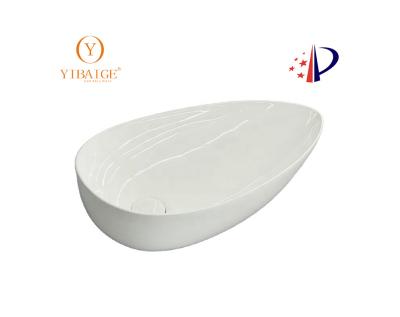 China Modern China bathroom basin white color ceramic building material sink for sale