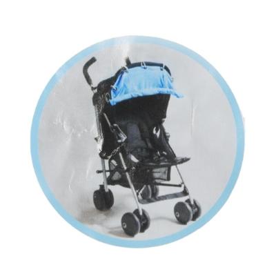 China Multifunctional Foldable Blue Canvas Kids Stroller Parasol for sale