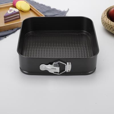 China 3PCS Viable Bakeware Sets Non-Stick Square Springform Pan Shape Cake Pan Set for sale