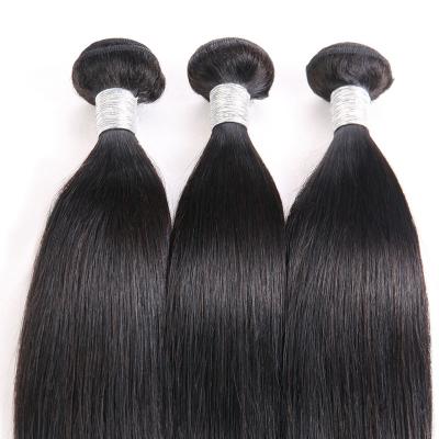 China Factory Sales Silky Straight Wave Brazilian Straight Medium Length Human Hair Naturally Handwoven Human Hair Extensions Direct for sale