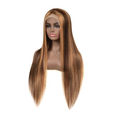 China Factory wholesale hot-selling silky straight wave long straight women's hair wig handwoven for sale