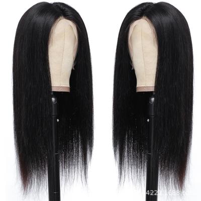 China Hot sale 13X4 new product factory direct sales long straight hair lace front human hair wigs for sale