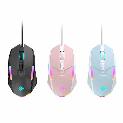 China USB Game Wired Logo Gaming 6D Button Optical Customized Mouse GM-032A With 7 Color Breathing RGB Light for sale