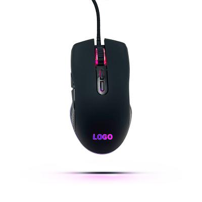 China New Game OEM Factory Design 7D Button USB Wired Gaming Optical RGB Mouse Cheap Backlight Gaming Mouse GM-013 for sale