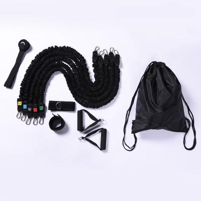 China Eco-friendly Manufacturer Men's and Women's Fitness Bodyguard Suit Home Exercise Bodybuilding Pull Rope Wholesale for sale