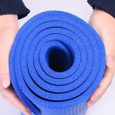 China Factory price non direct sale fitness pilates workout slip exercise NBR waterproof eco-friendly yoga mat for sale