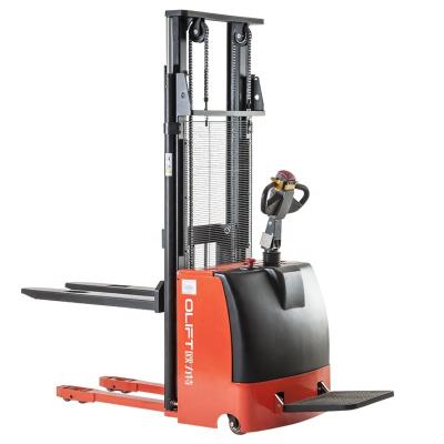 China Small Hotels Olift Low Price 1.5 Ton Electric Stacker Forklift For Sale for sale