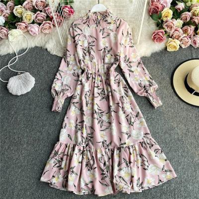 China high-end Anti-wrinkle embroidery recess in running sales 2021 new fashion woman clothing floral dres wholesale elegant club party for sale