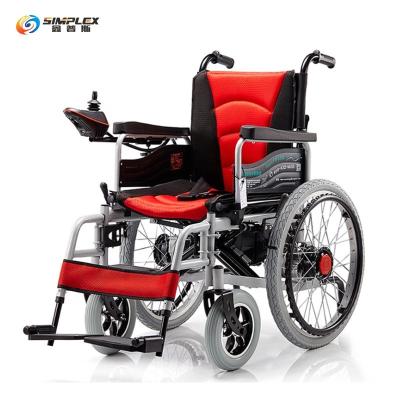 China Lightweight Portable Folding Disabled Motorized Wheelchair Folding for sale