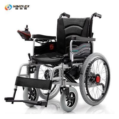 China Home Care Ultralight Wheelchair Lightest Electric Power Folding Wheelchair for sale