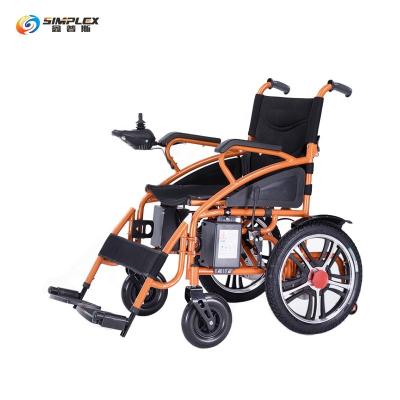 China New Design Cheapest Price Folding Orthopedic Wheelchair Power Folding Electric Wheelchair Motors For Disabled for sale