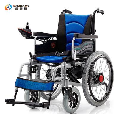 China Health Care Product Folding Electric Hand Bike Wheelchair Motor, 6-8H Time Heavy Duty Charging Electric Lightweight Wheelchair! for sale