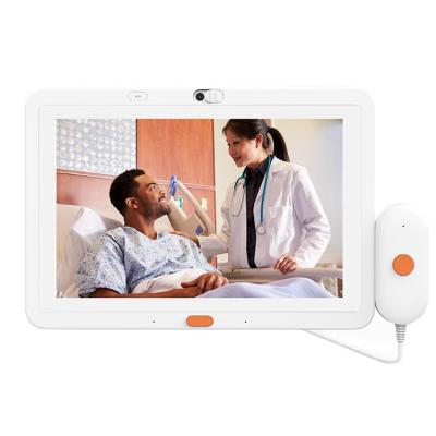 China White Option Wall Mounted High Quality 1080p Poe Nfc Waterproof Dual Microphone 15.6 Inch Tablet Rk3399 Android 9.0 For Medical for sale