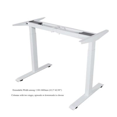 China Adjustable Height (Height) Adjustable Wooden Laptop Stand Up Desk With Smart Control Panel for sale