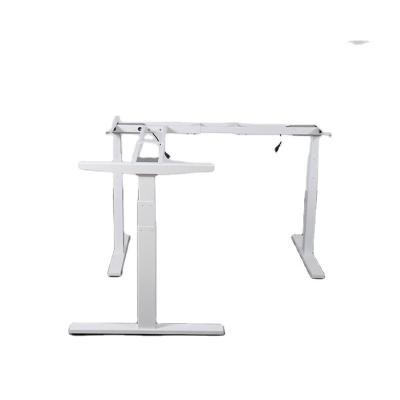 China Position Adjustable Executive Smart Corner Computer Desk Wide Space Interior Ministry Workstation Chair L Shaped Desk (Height) for sale