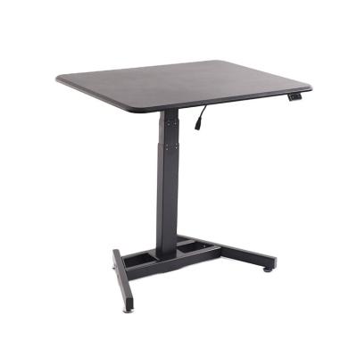 China Hot Sale Factory Adjustable Height (Height) Direct Electric Sit Stand Laptop Table Desks Double View Office Furniture for sale