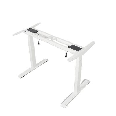 China Adjustable (Height) Low Price But High Quality Dual Monitor Computer Desk With Assembly Instructions for sale