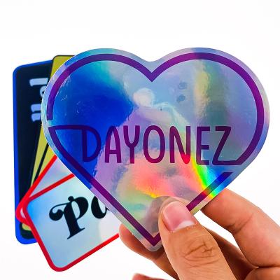 China Waterproof Custom Hologram Anime Cartoon Die Cut Business Stickers Printing Logo for sale