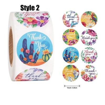 China 2022 Waterproof Custom Design Weed Sealing Label Adhesive Paper Food Thank You For Your Order Stickers for sale