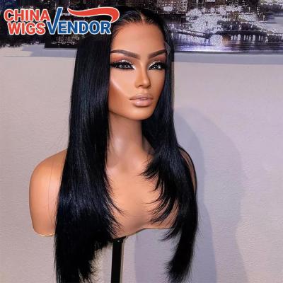 China CWV 13x6 wave hd silky straight hair wigs for black women,cheap hd brazilian hair wigs 100% natural wholesale transparent lace front wig for sale