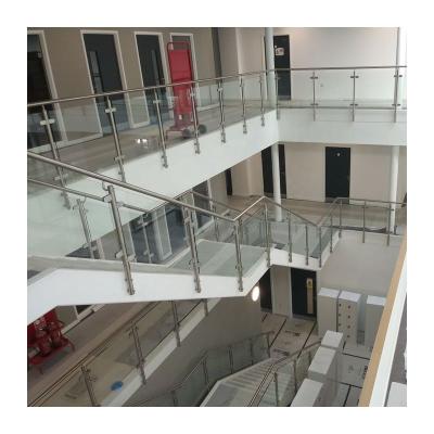 China OEM Stainless Steel Stair Railing Modern Glass Fence Railing for sale