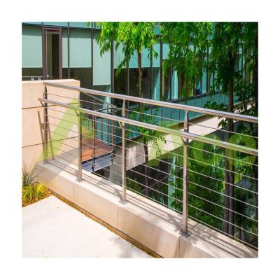 China Modern Stainless Steel Cable Railing Heavy Duty Stainless Cable Railing Railings For Terrace for sale