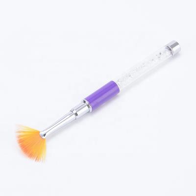 China NAIL Metal Rhinestone Crystal Nail Art Helix Shaped Acrylic Brush for sale