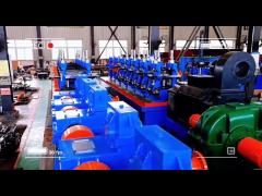 Ms Galvanized Steel Erw Pipe Plant Making Machine High Speed