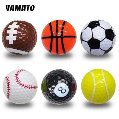 China OEM Special Design 2 Layer Golf Ball Golf Practice Premium Balls GEFQ01-SPORTS for sale