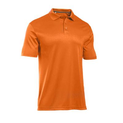 China Hot Sale Anti-Wrinkle Golf Shirts Golf Polo Polyester Spandex For Men Shortsleeve Quick Dry Polo With Custom Logo for sale