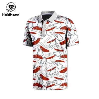 China Wholesale Custom Mens Polo Golf Shirts Polo Shirt QUICK DRY Made In Polyester Spandex Sports Fashion for sale