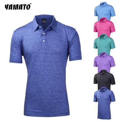 China Anti-Wrinkle Yamato Casual Golf POLO Shirts Fast Dry High Quality For Men Wholesale Sports Apparel Ready To Ship for sale