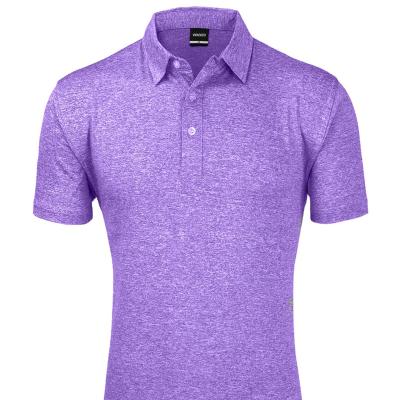 China Breathable Quick Dry 100% Polyester Golf T-shirt Men Sublimation Polo Shirt for sale