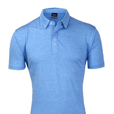 China Anti-Wrinkle Custom Production Dry Fit Anti-Shrink Plain Plain Sport Short Sleeve Golf Polo T-Shirt for sale