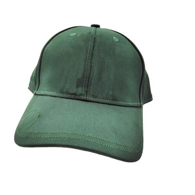 China breathable & High Quality Custom 6 Panel Waterproof Green Color Fashion Golf Hats/Hats Vercle Adjustable Guard Headwear Made in China for sale