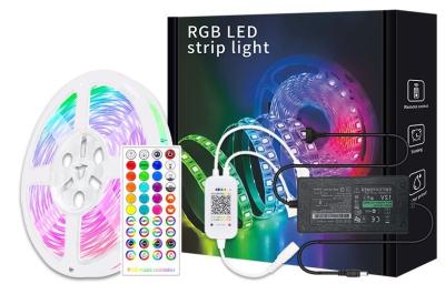 China Led Strip Lights Smart with App Control Remote, 5050 RGB for Bedroom party for sale