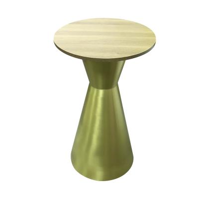 China Unique Design Stainless Steel Restaurant Round Modern Gold Cafe Iron Table Base Table Leg for sale