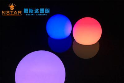 China RGB 16 Color Changing Ball Light , Ø35CM Dimension Floating Pool Ball Lights for sale