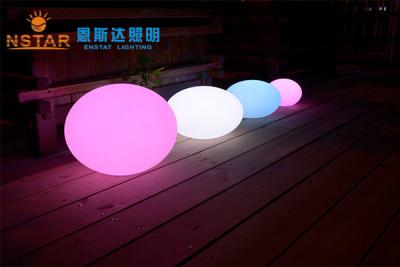 China Li Battery 600 MAh LED Outdoor Decorative Lights / Waterproof LED Ball Solar 1.5W for sale