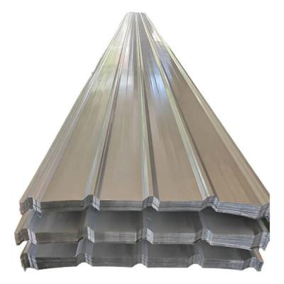 China 750 Width 10 Ft Corrugated Galvanized Steel 31 Gauge Roof Panel for sale