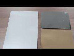 Standard Export Package Stainless Steel Sheet ±0.02mm Tolerance for Various Applications