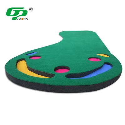 China Putting Putting Mat Golf Practice Putting Mat Golf Putting Mat 3x9 Ft Portable Golf Putting Mat Trainer for sale